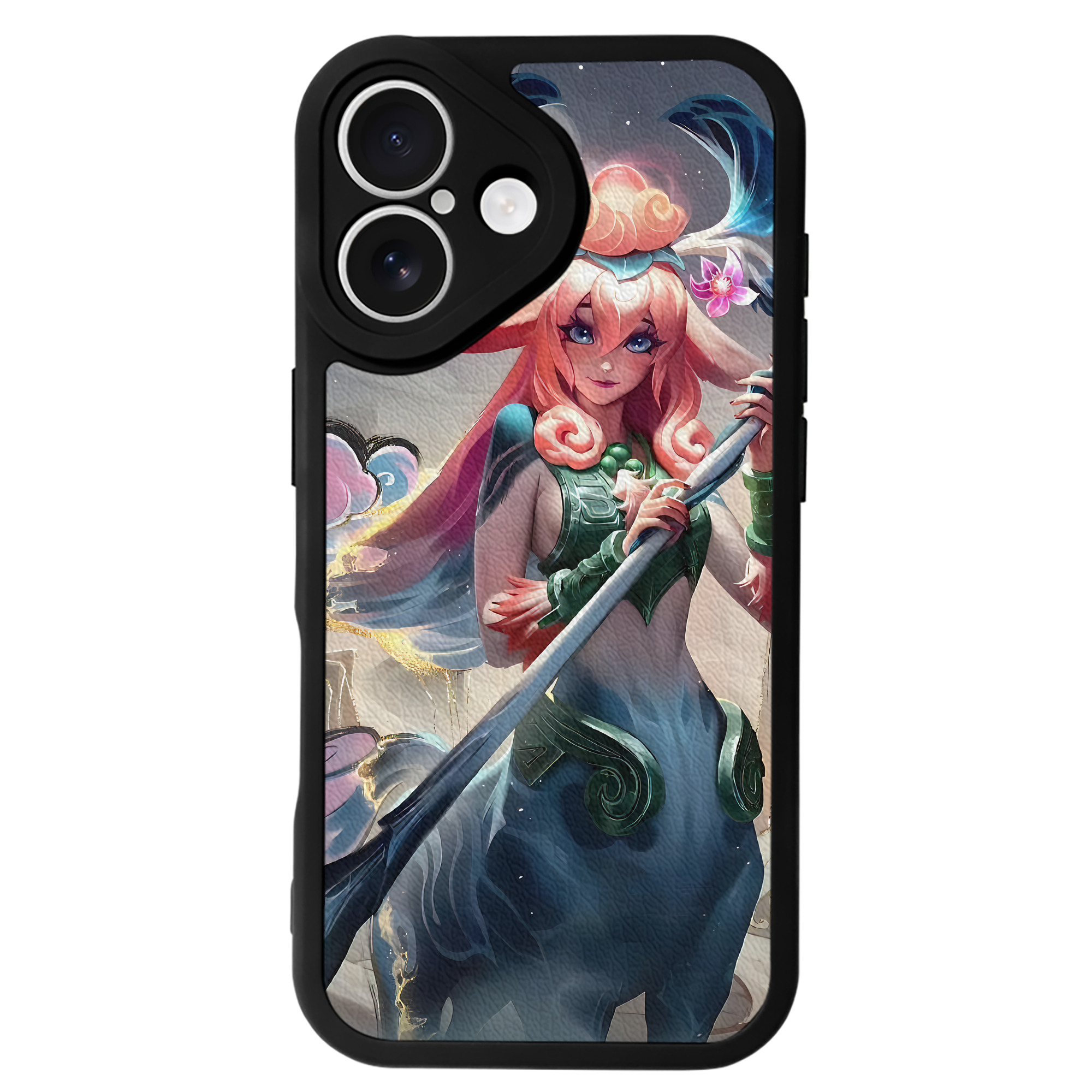 リーグ・オブ・レジェンド League of Legends LOL 【iPhone 16シリーズ対応】シリコンスマホケース（レザー調） 材質：シリコン